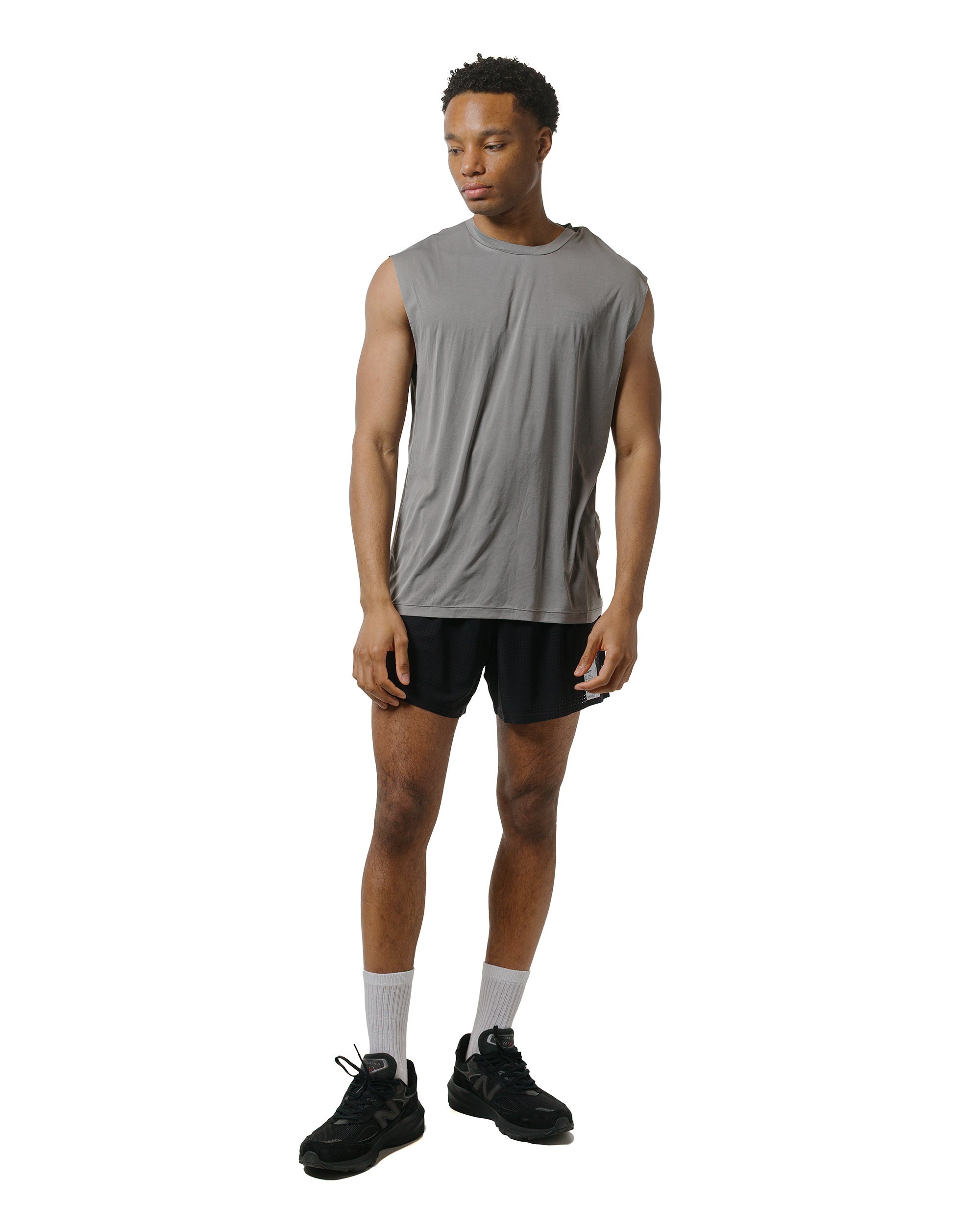 AuraLite Muscle Tee Mineral Graphite - 4