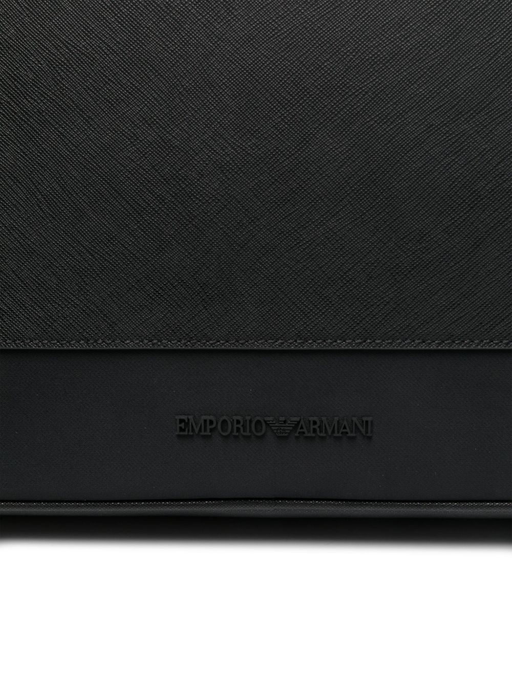 logo-embossed laptop bag - 4