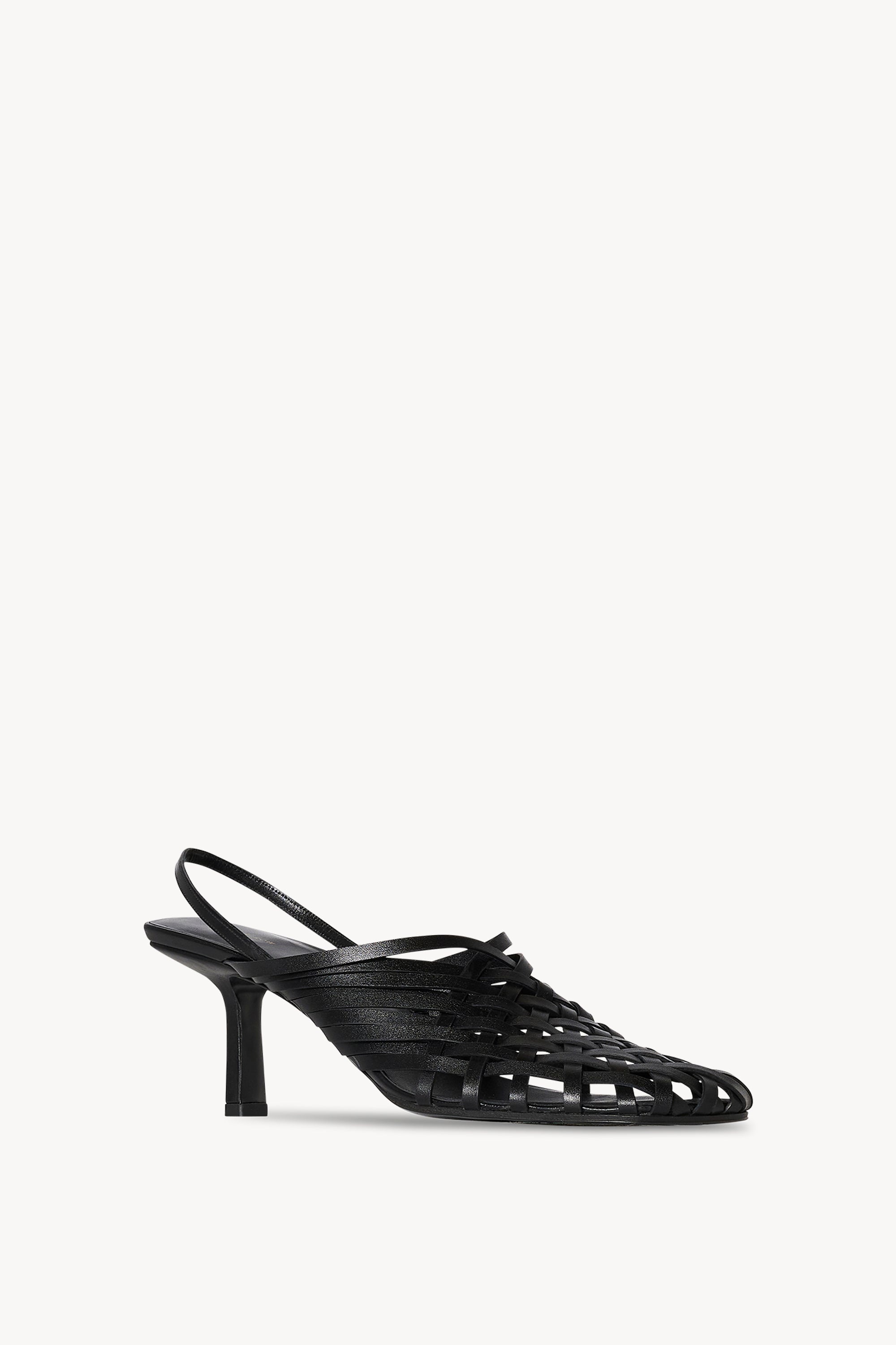 Woven Mule in Vegetable-Tanned Leather - 2