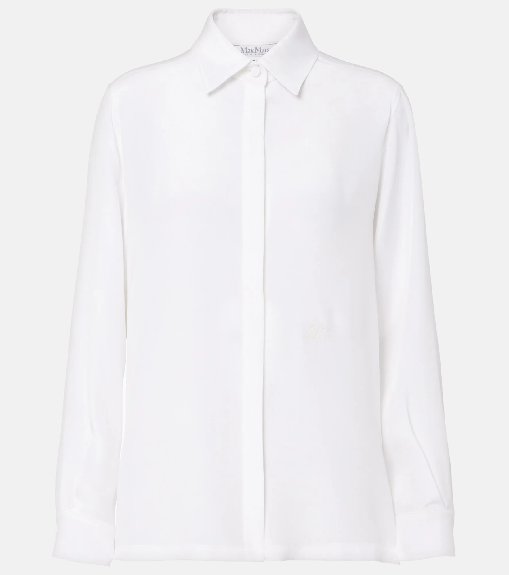 Silk crêpe de chine shirt - 1