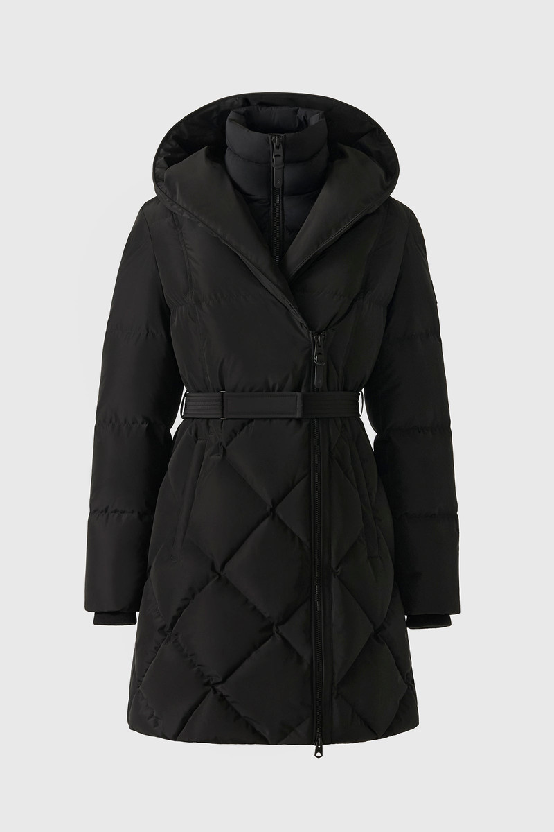 AYUMI 2-in-1 Long Down Coat with Bib 1