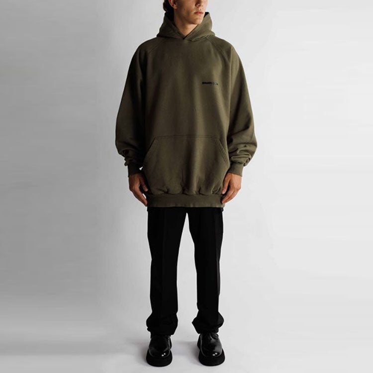 Balenciaga Strike 1917 Oversized Hoodie 'Khaki' 697879TMVH22930 - 2