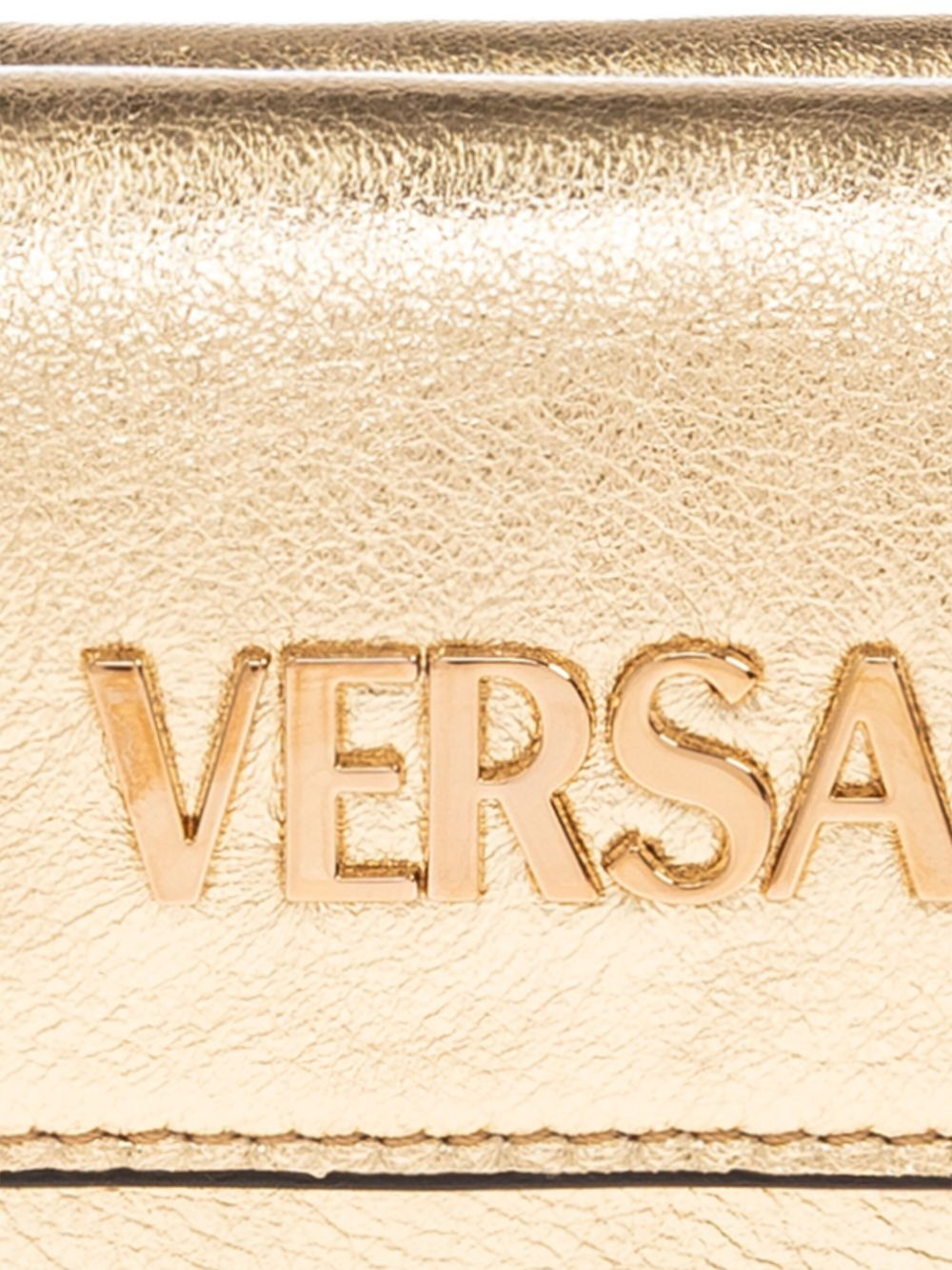 logo-plaque leather wallet - 4
