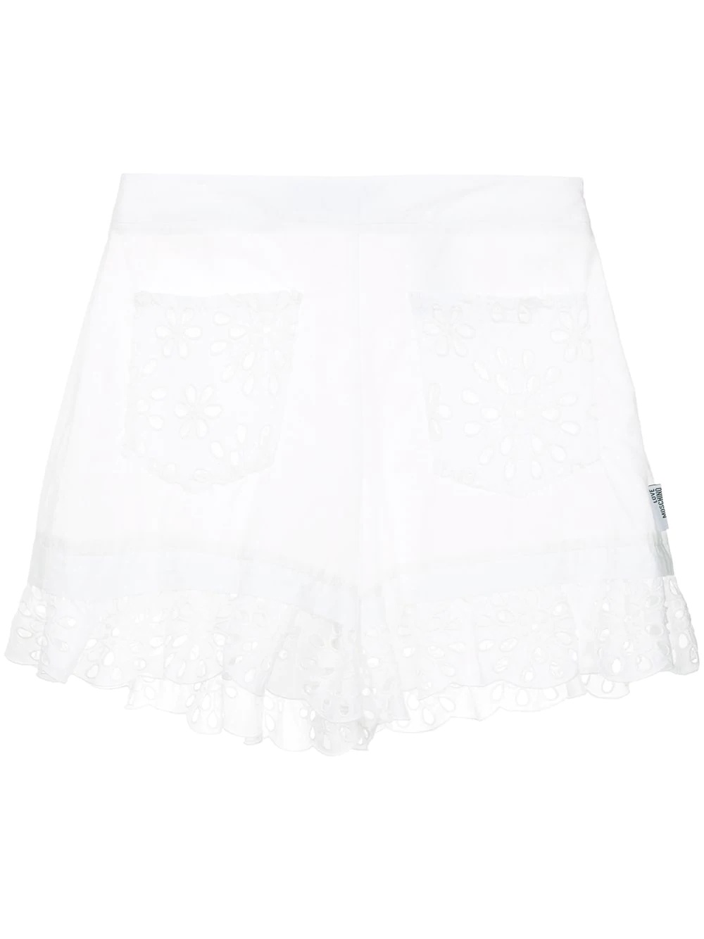 broderie anglaise shorts - 1