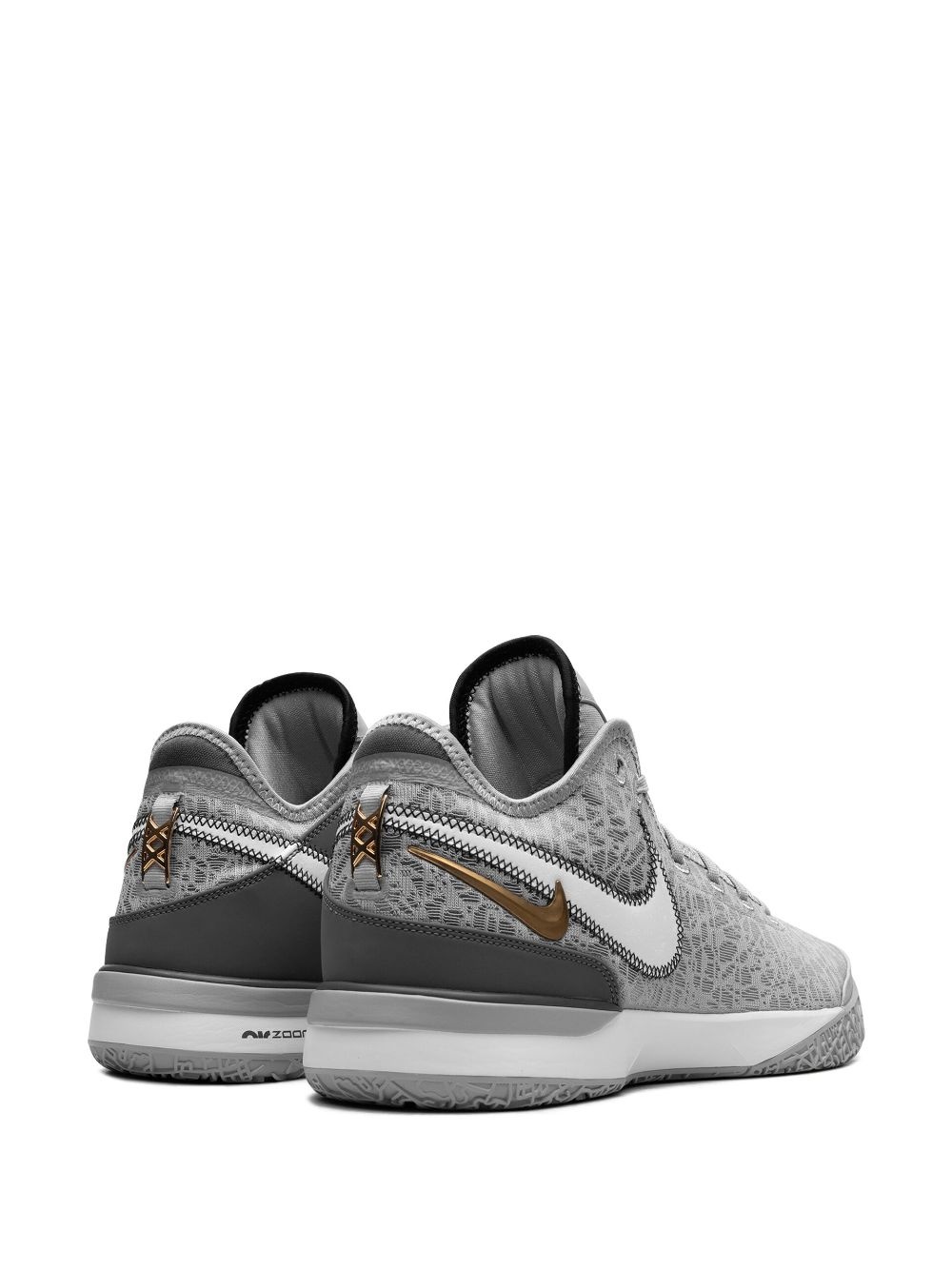 Zoom LeBron NXXT Gen "Wolf Grey Metallic Gold" - 3