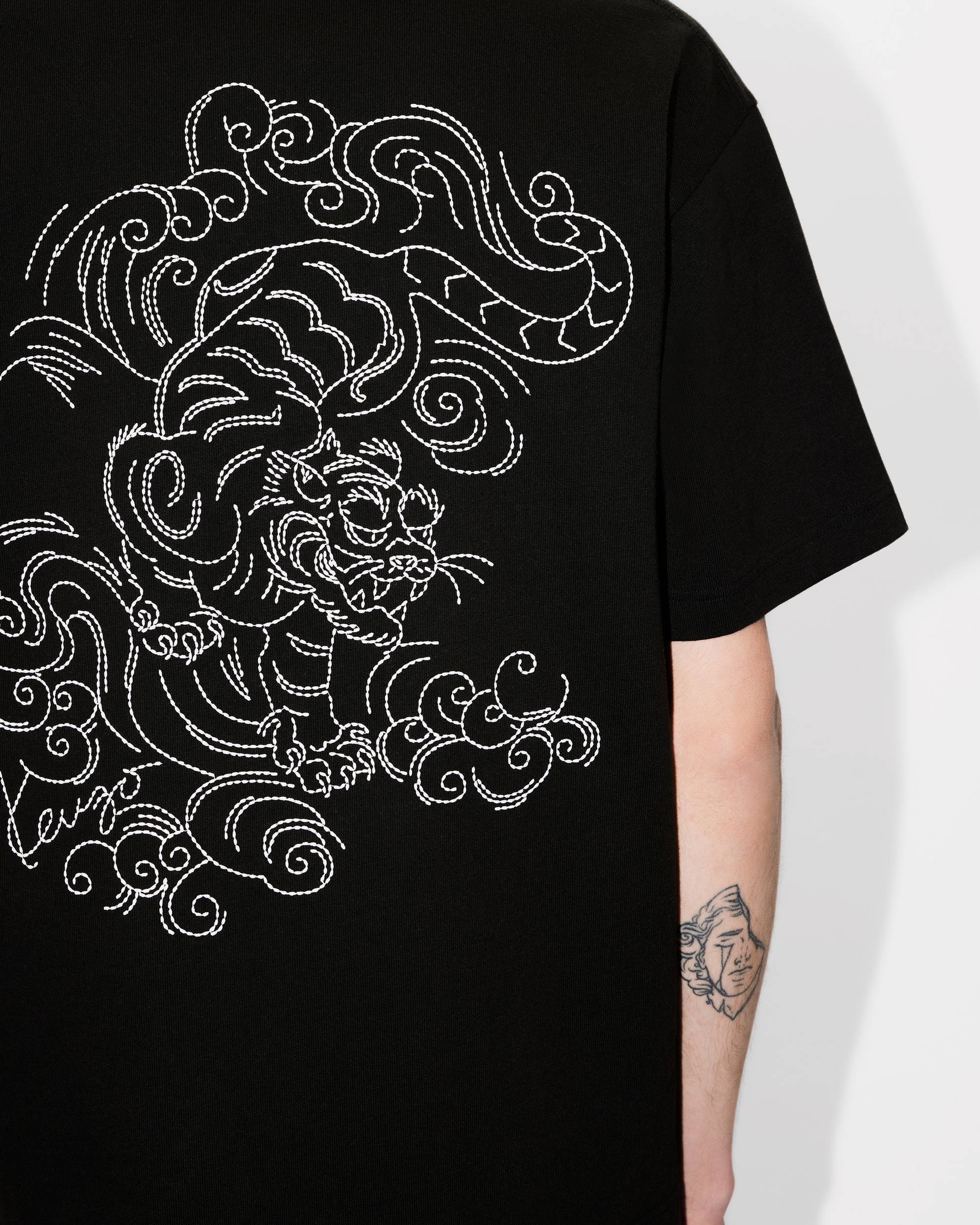 'KENZO Star Tiger' embroidered oversized T-shirt - 6