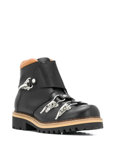 Moschino clip-fastening boots outlook