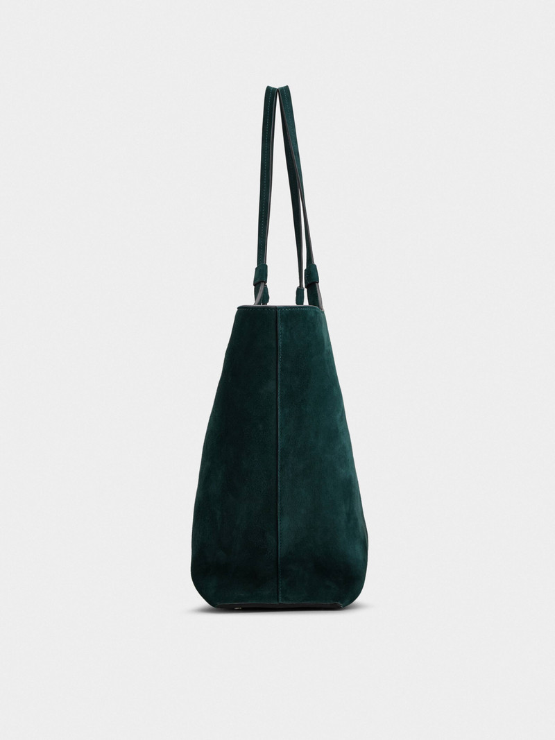 Belle Vivier Medium Shopping Bag in suede 5
