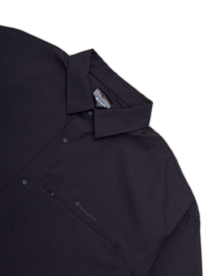 Champion embroidered button-up shirt outlook