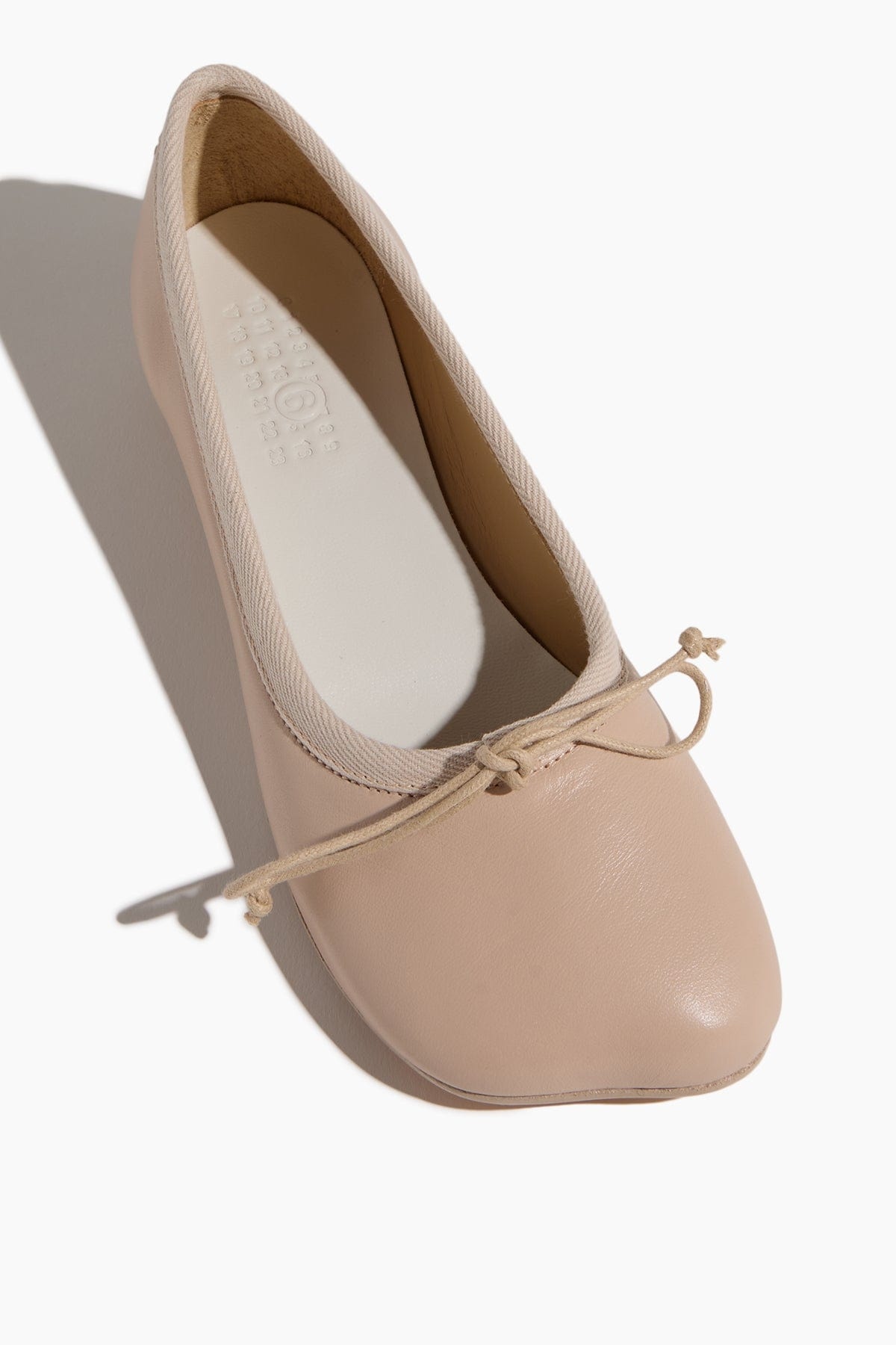 靴 mm6 ballet shoe Ballet Shoe in Black Satin | MM6 | Covet + Lou | Covet + Lou