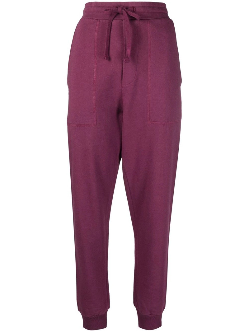 embroidered-logo track pants 1