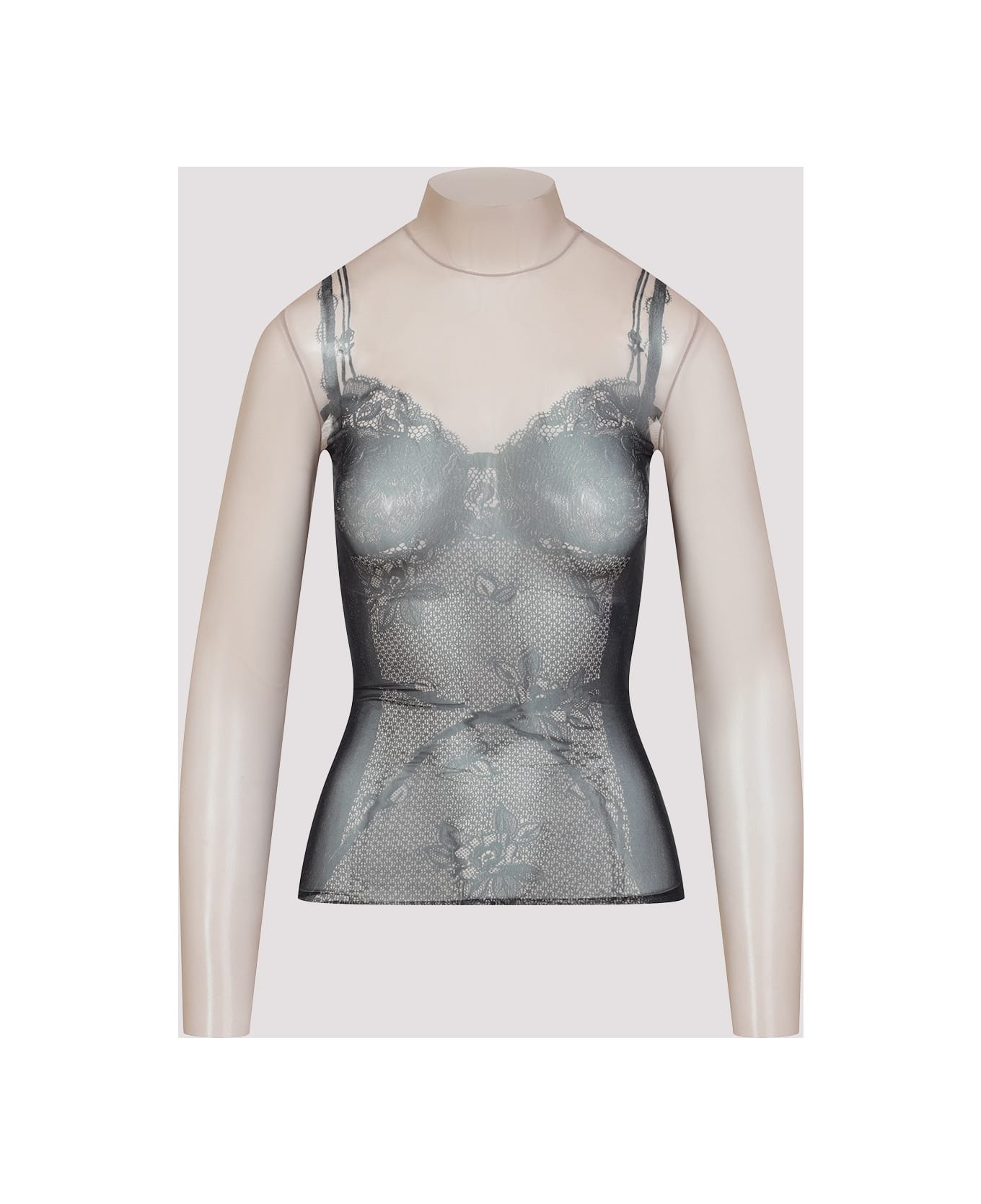 Trompe Oeil Lingerie Top - 3