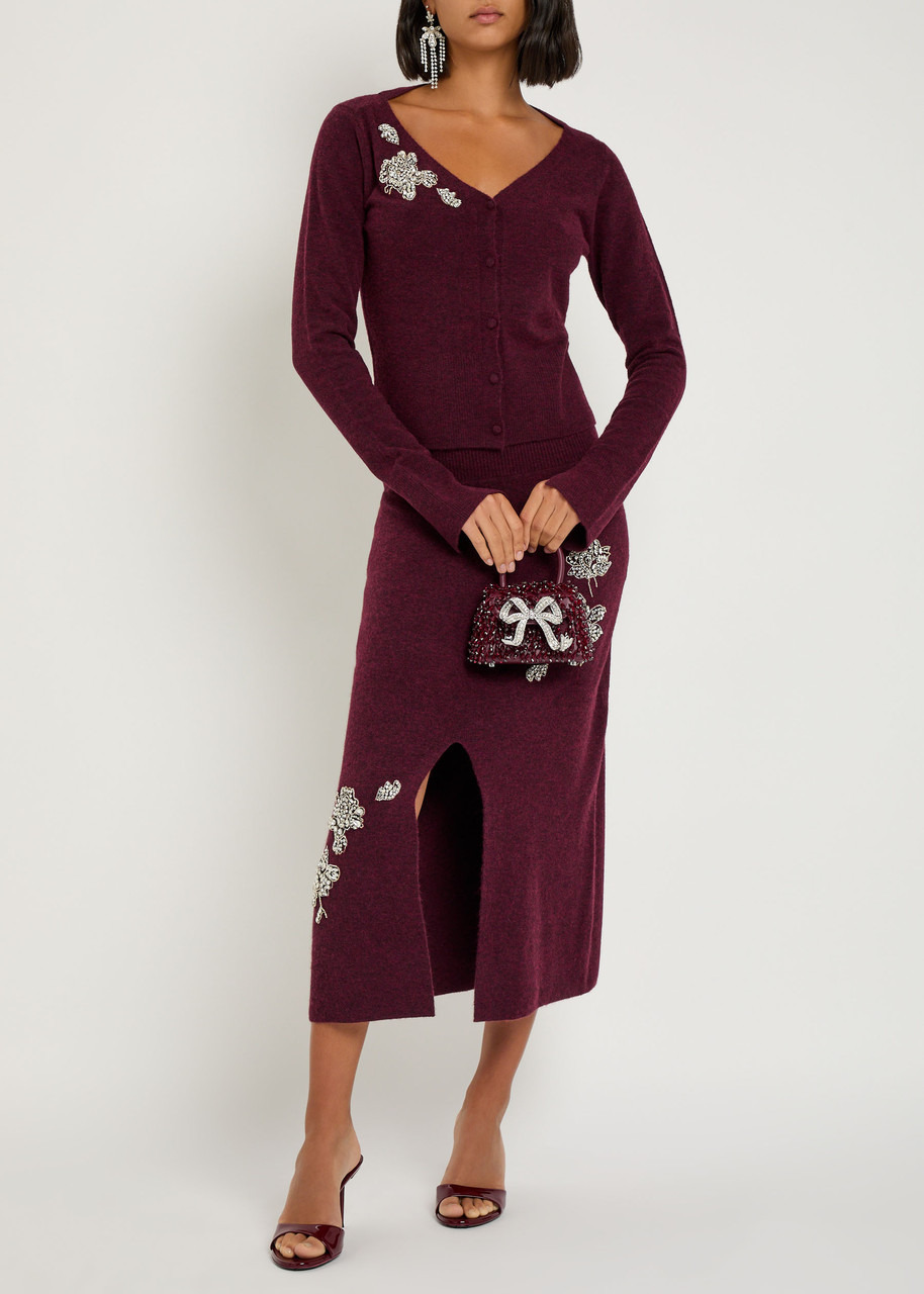 Erdem Embellished Knitted Cardigan - 4