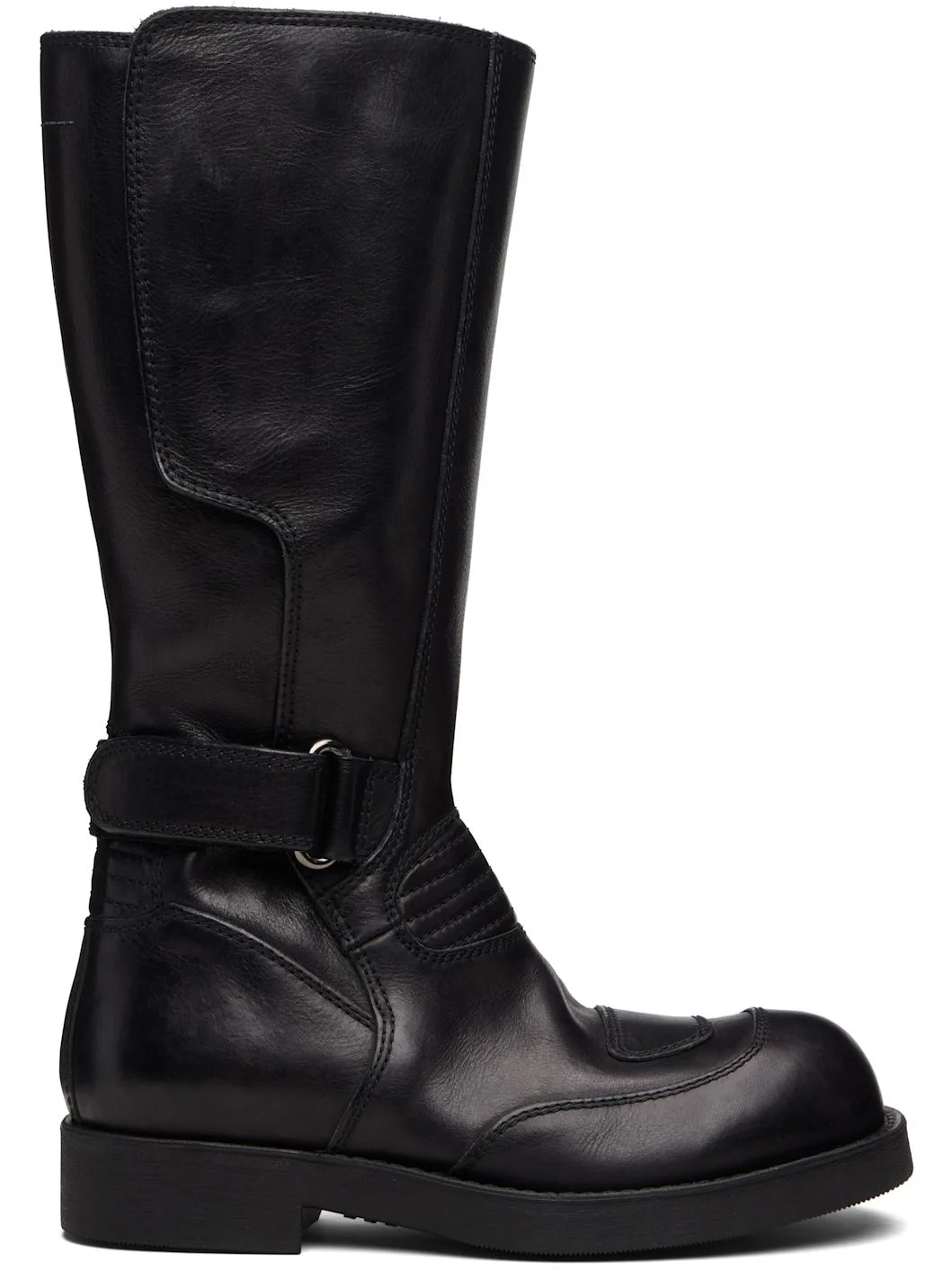 Black Biker Boots - 1