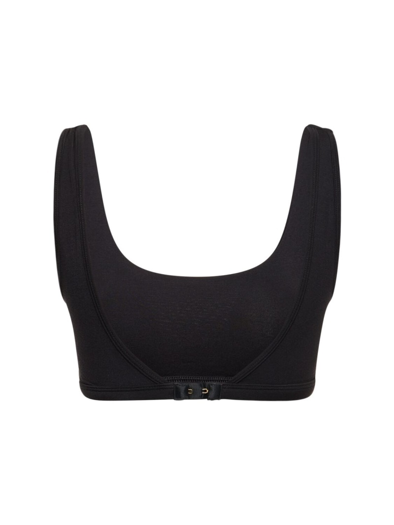 Scoop neck stretch jersey bra - 5