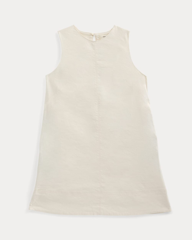 THE SHIFT DRESS IN STRETCH LINEN - 1