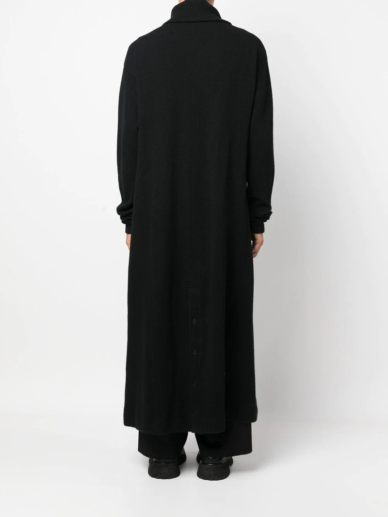 fine-knit ankle-length coat 4