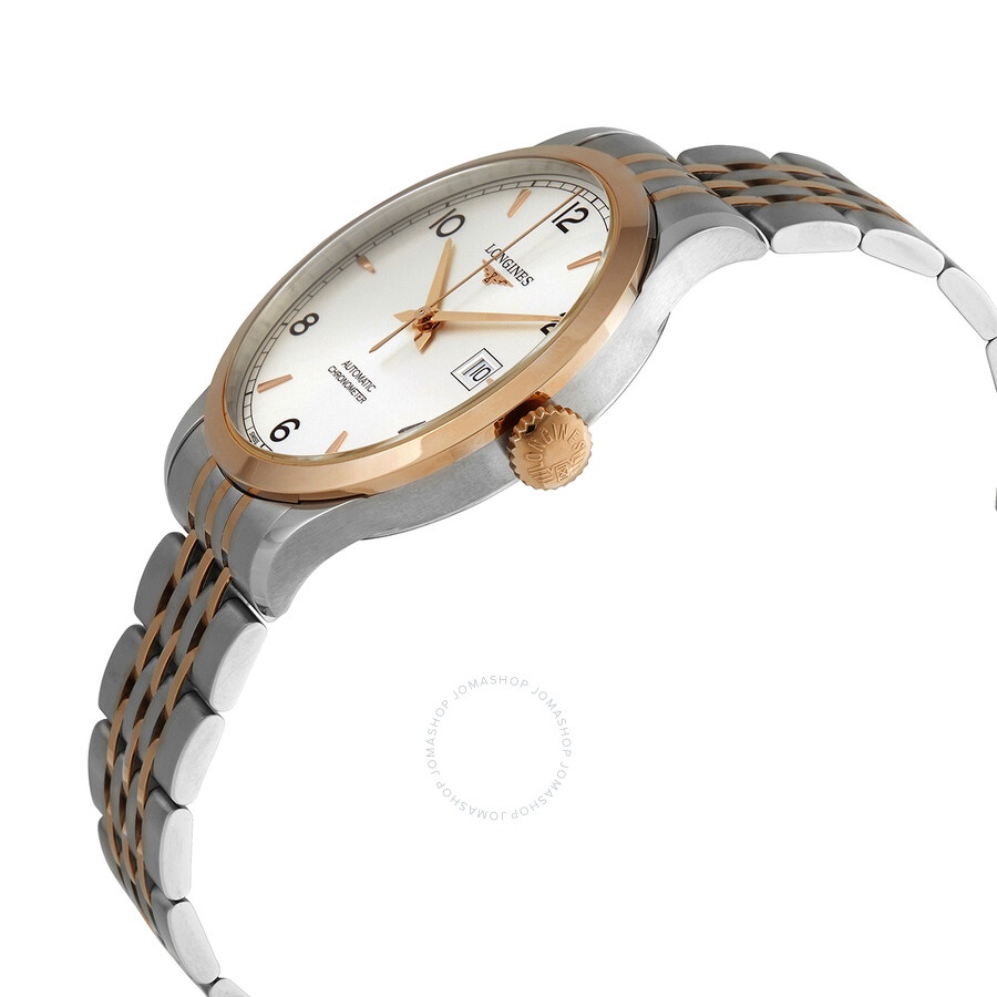 Longines Record Automatic Silver Dial Ladies Watch L2.821.5.76.7 - 2