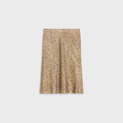 CELINE hobble skirt in silk georgette outlook