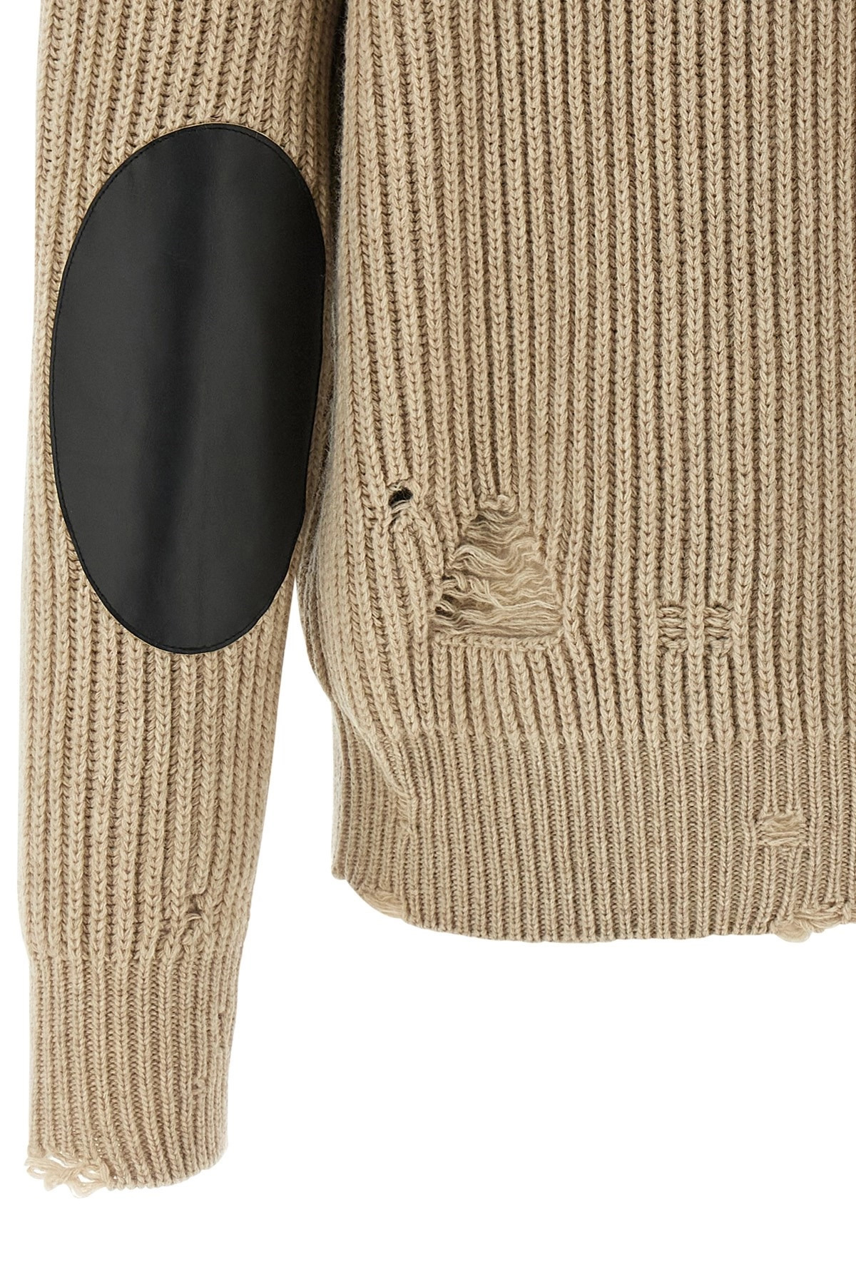 Distressed wool cardigan - 4