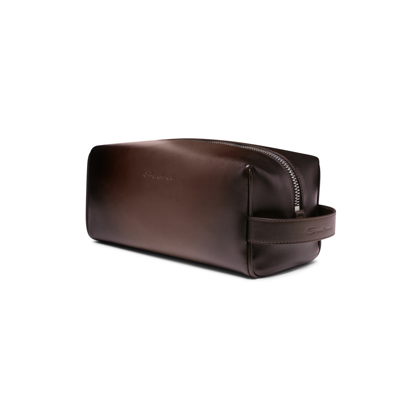 Brown leather pouch - 2