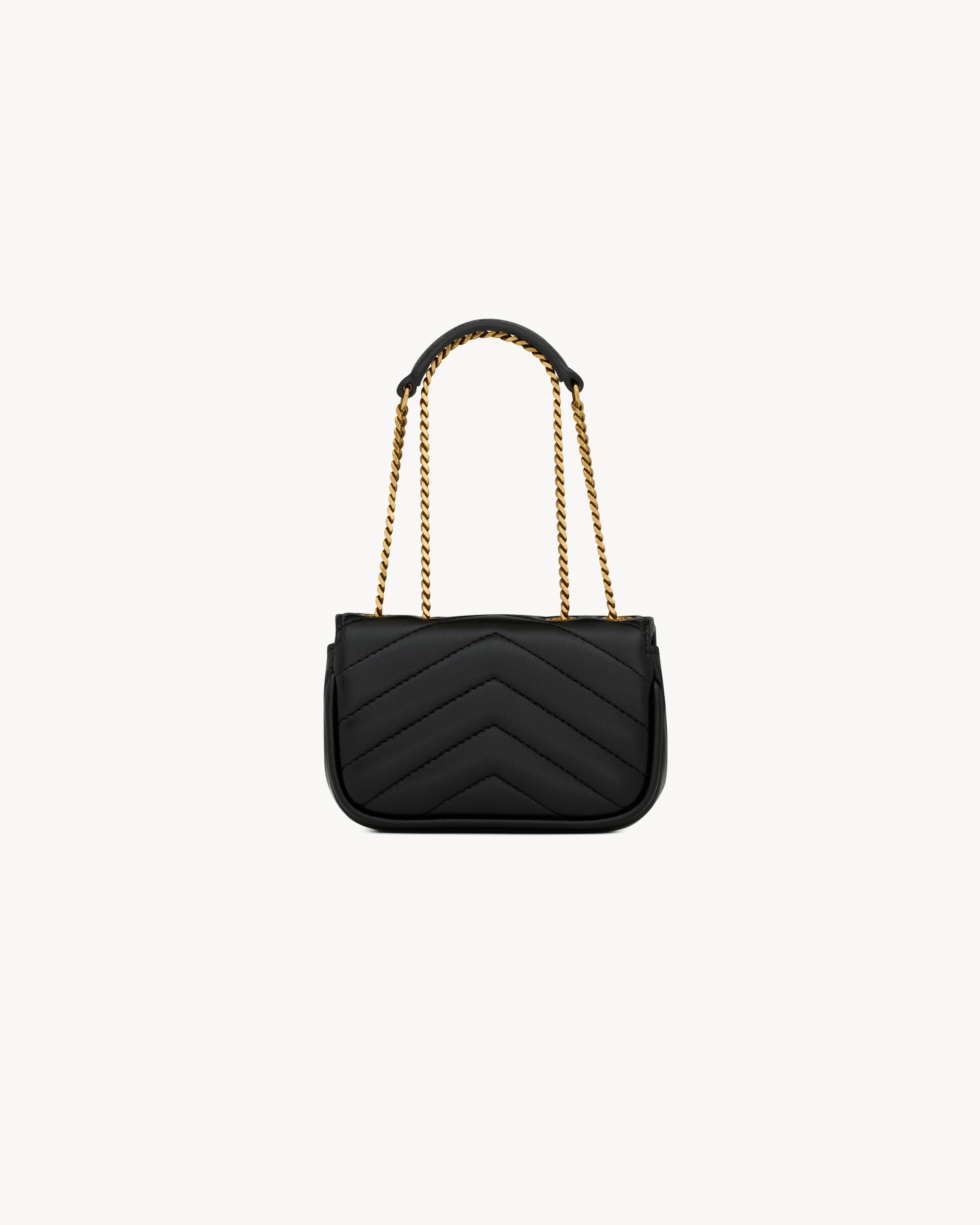LOULOU MICRO BAG IN LAMBSKIN - 2