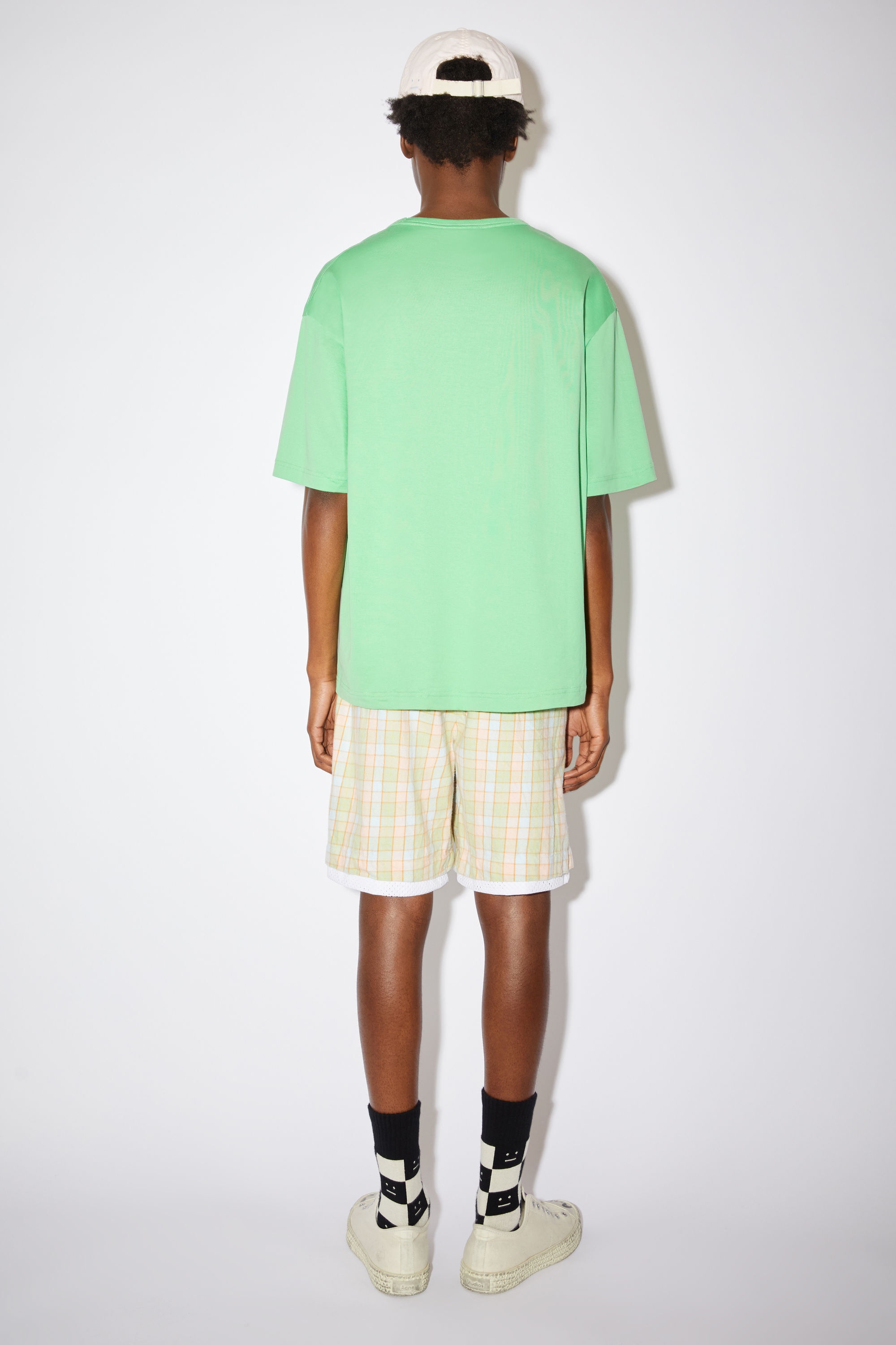 Face logo patch t-shirt - Fern green - 3