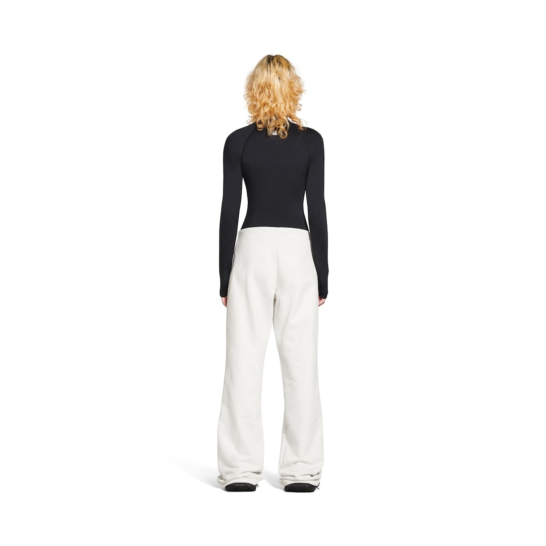 Women's Under Armour® Flared Sweatpants in White/black - 4