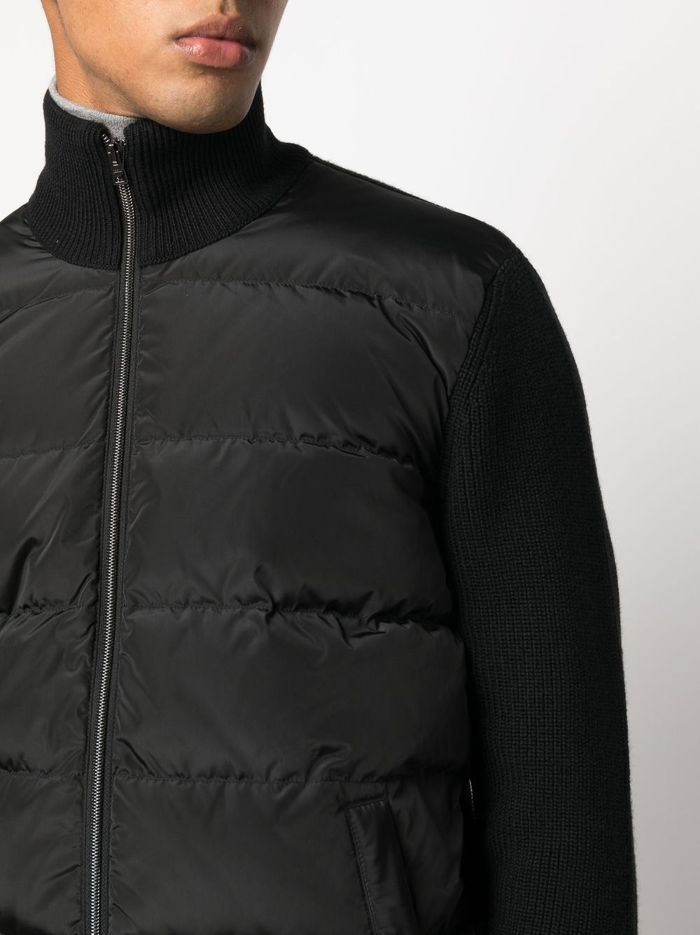 zip-up padded jacket - 5
