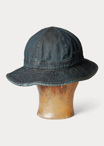 RRL by Ralph Lauren Indigo Denim Bucket Hat outlook