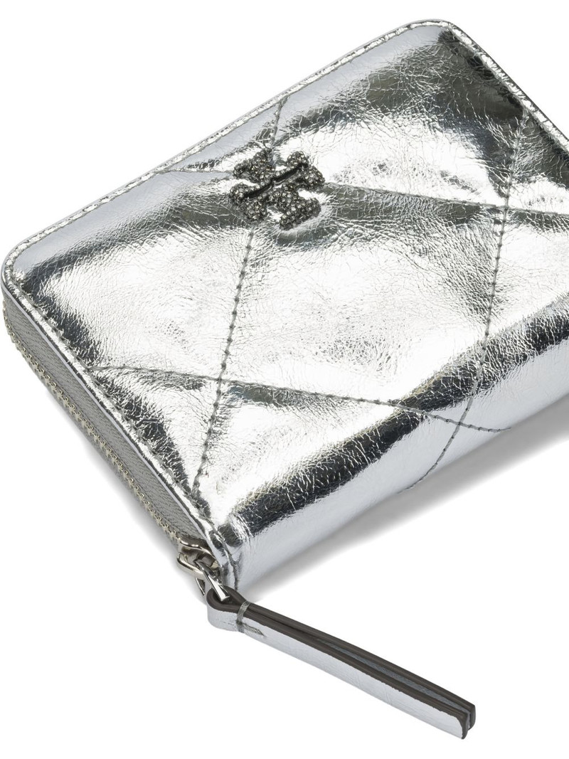 Kira Diamond Quilt Metallic wallet 5