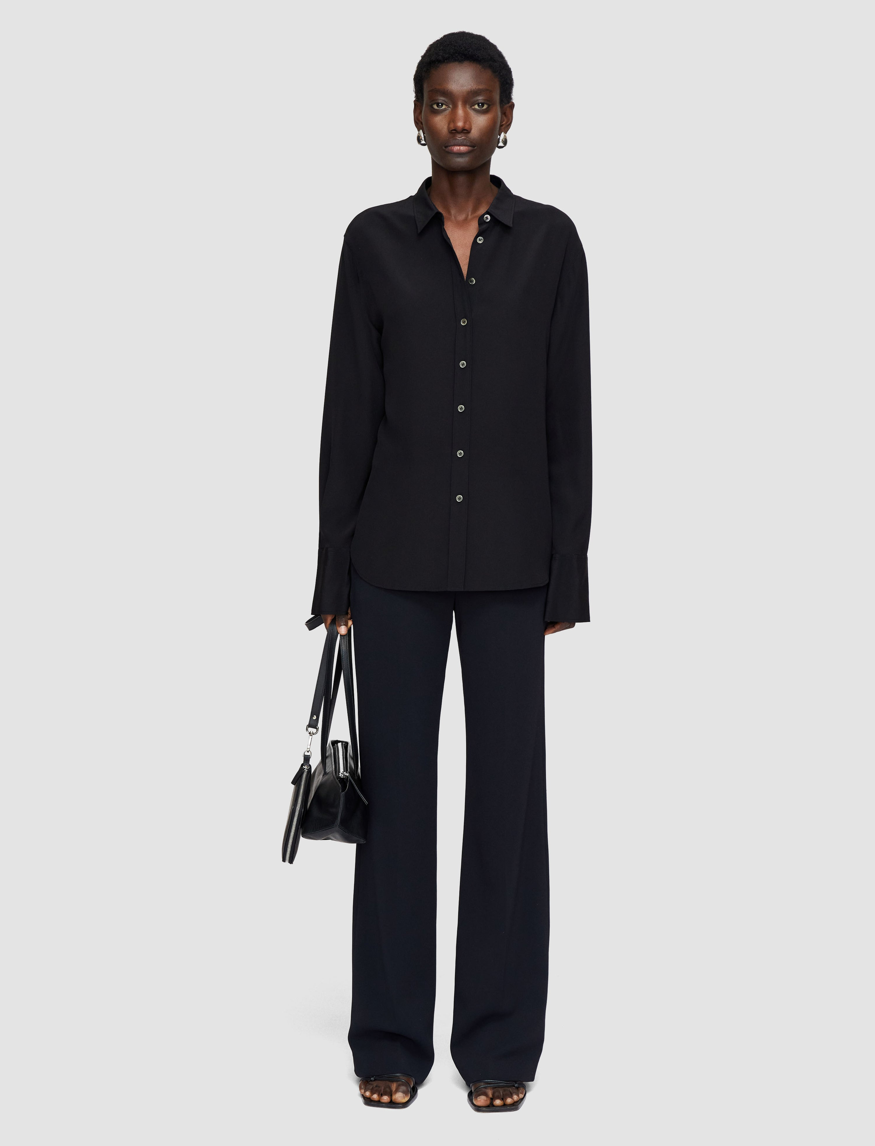 Silk Crepe de Chine Joe Blouse - 2