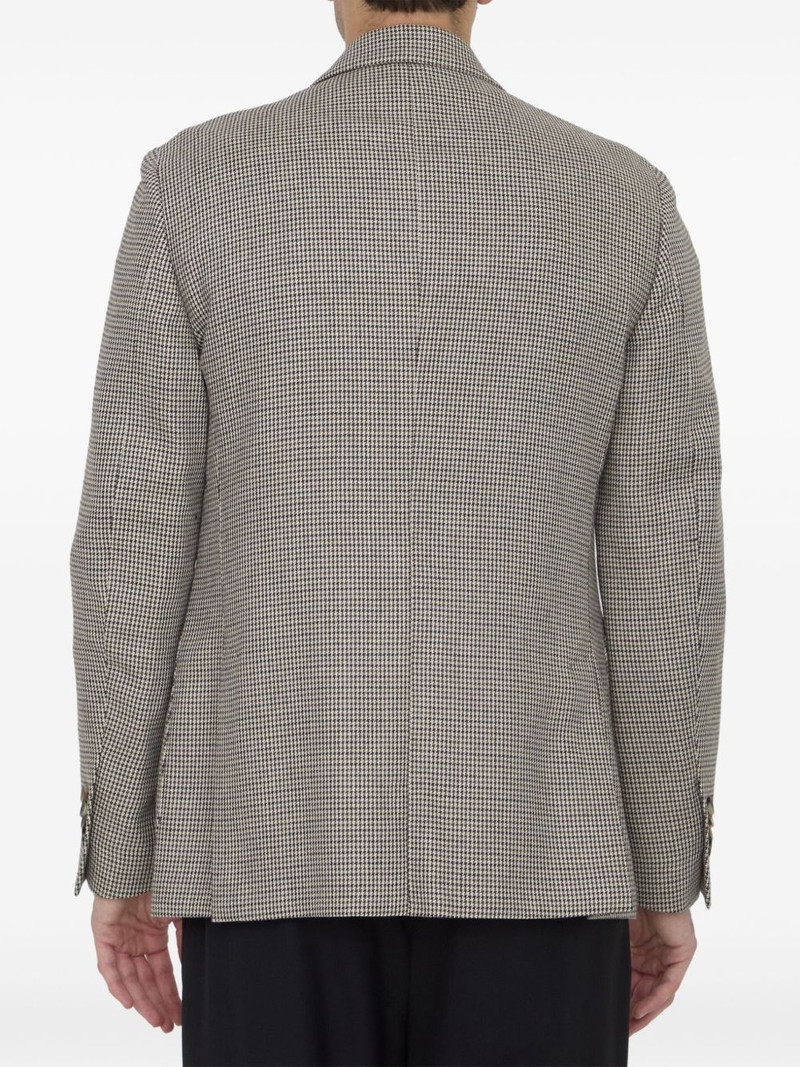 houndstooth-pattern blazer 3