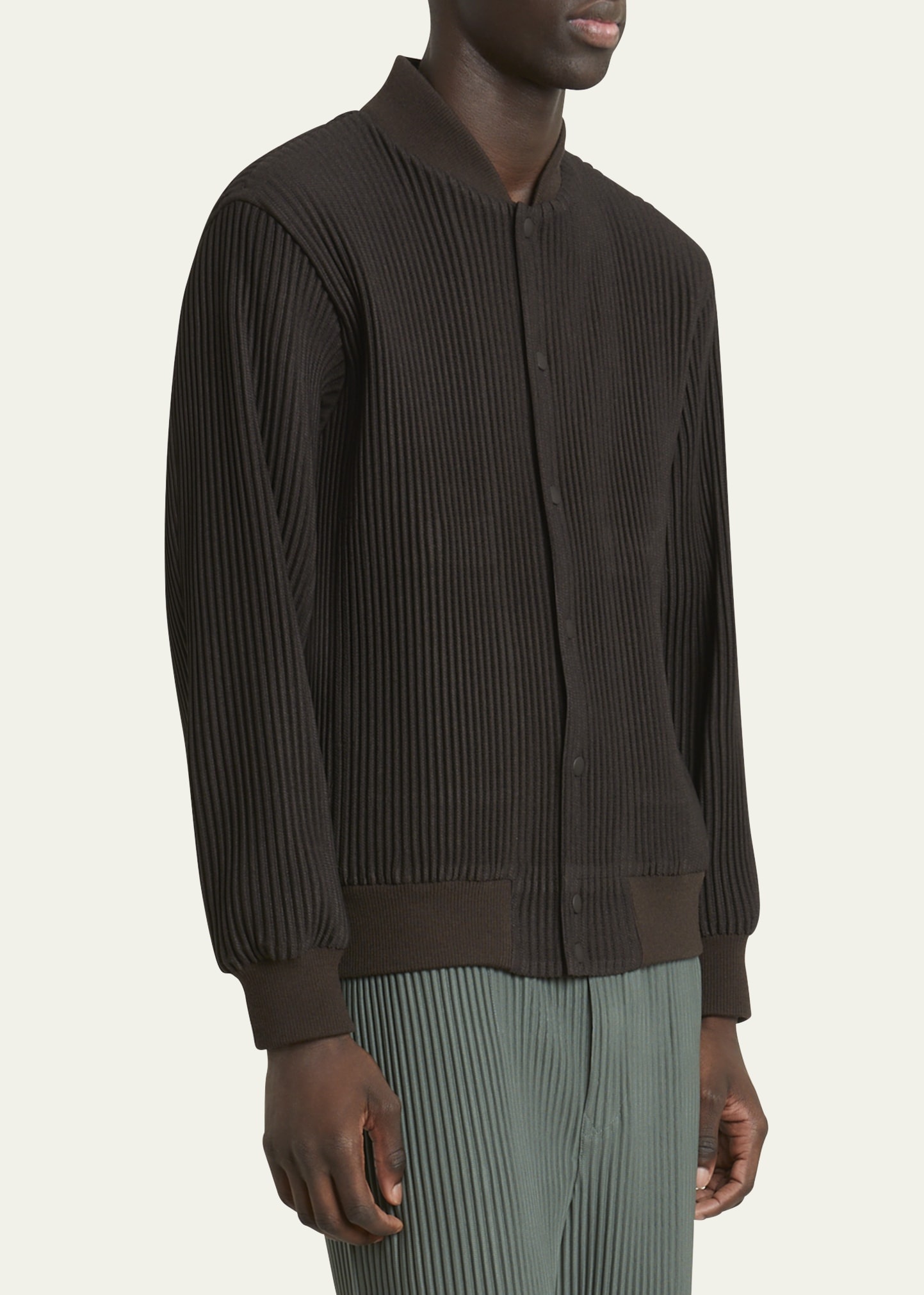 Men's Kersey Pleated Bomber Jacket - 4