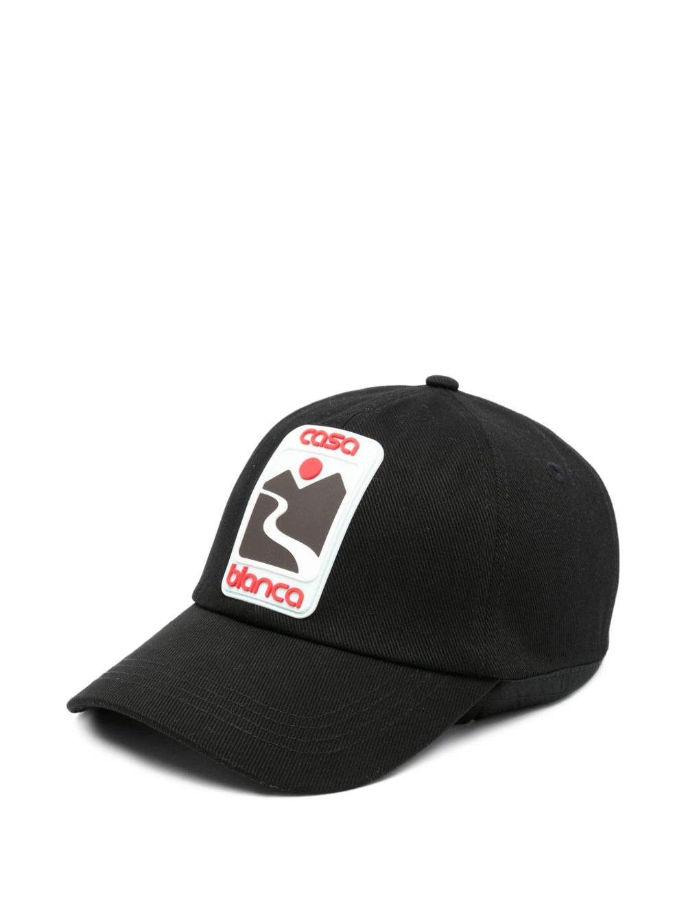 logo-patch baseball cap hat - 1