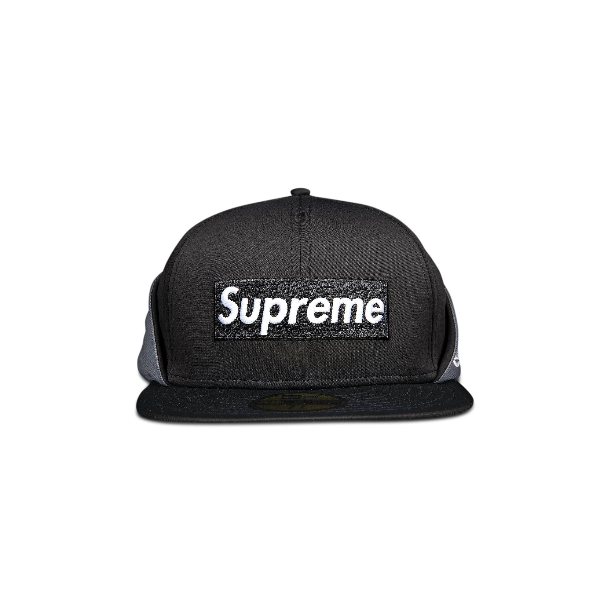 Supreme x WINDSTOPPER Earflap Box Logo New Era 'Black' - 1