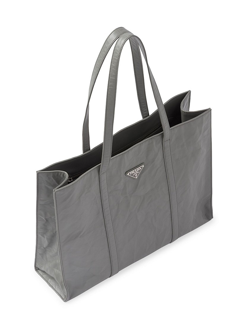 トートバッグ PRADA | Runway Large antique nappa leather tote 39*31*10cm PRADA Large antique nappa leather tote