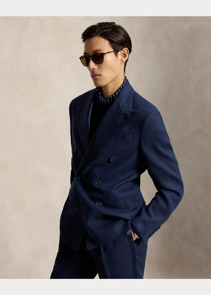Polo Tailored Fit Linen Tuxedo 3