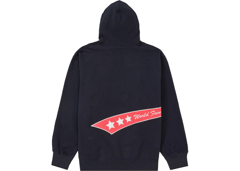 Supreme Supreme Tail Hooded Sweatshirt Navy outlook