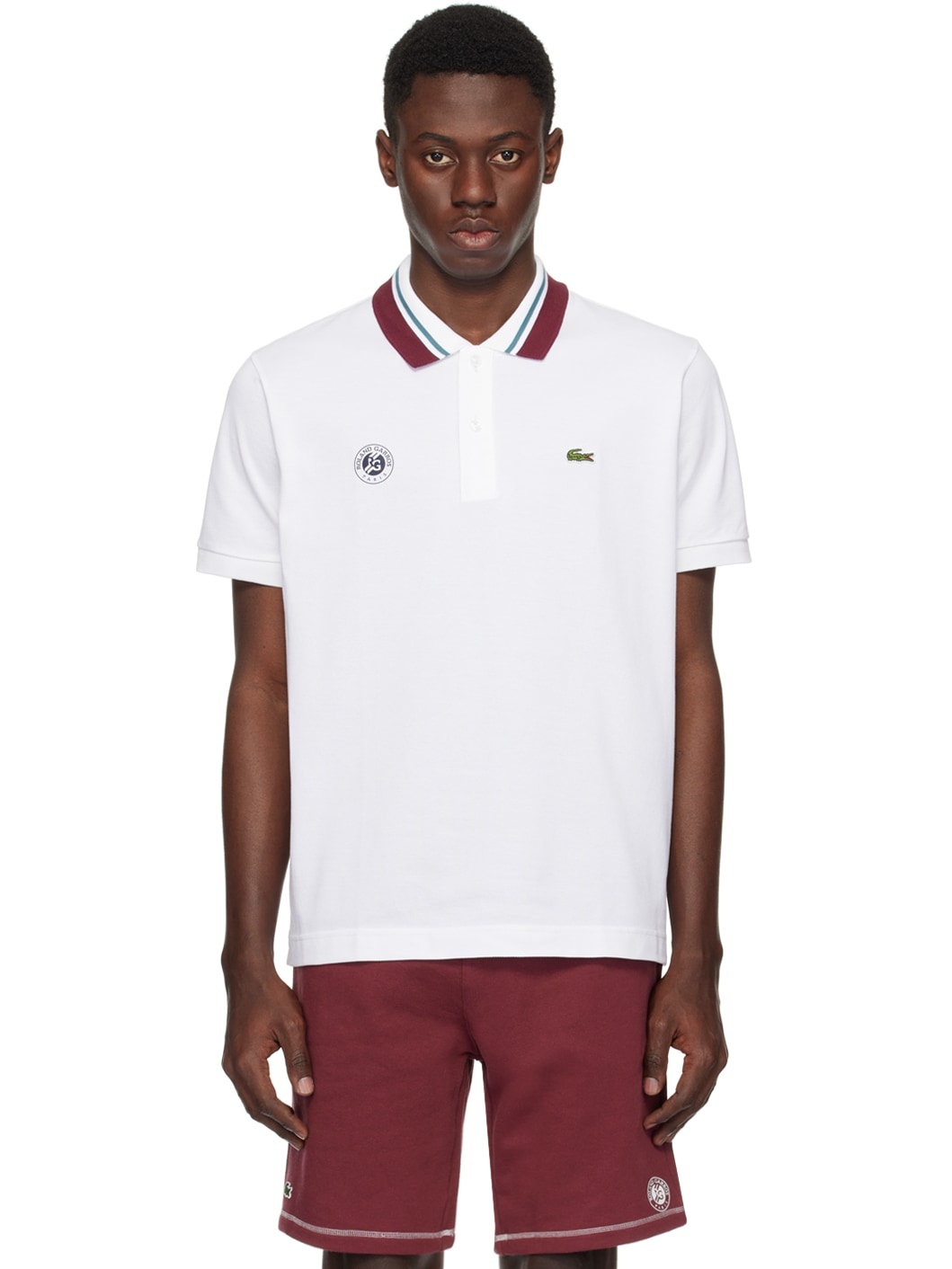 White Roland Garros Edition Polo - 1