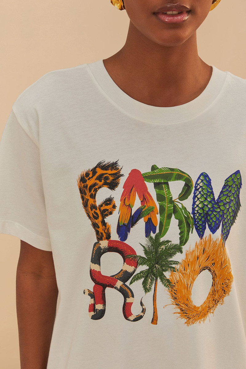 Off-White Farm Rio Wild Relaxed T-Shirt 4
