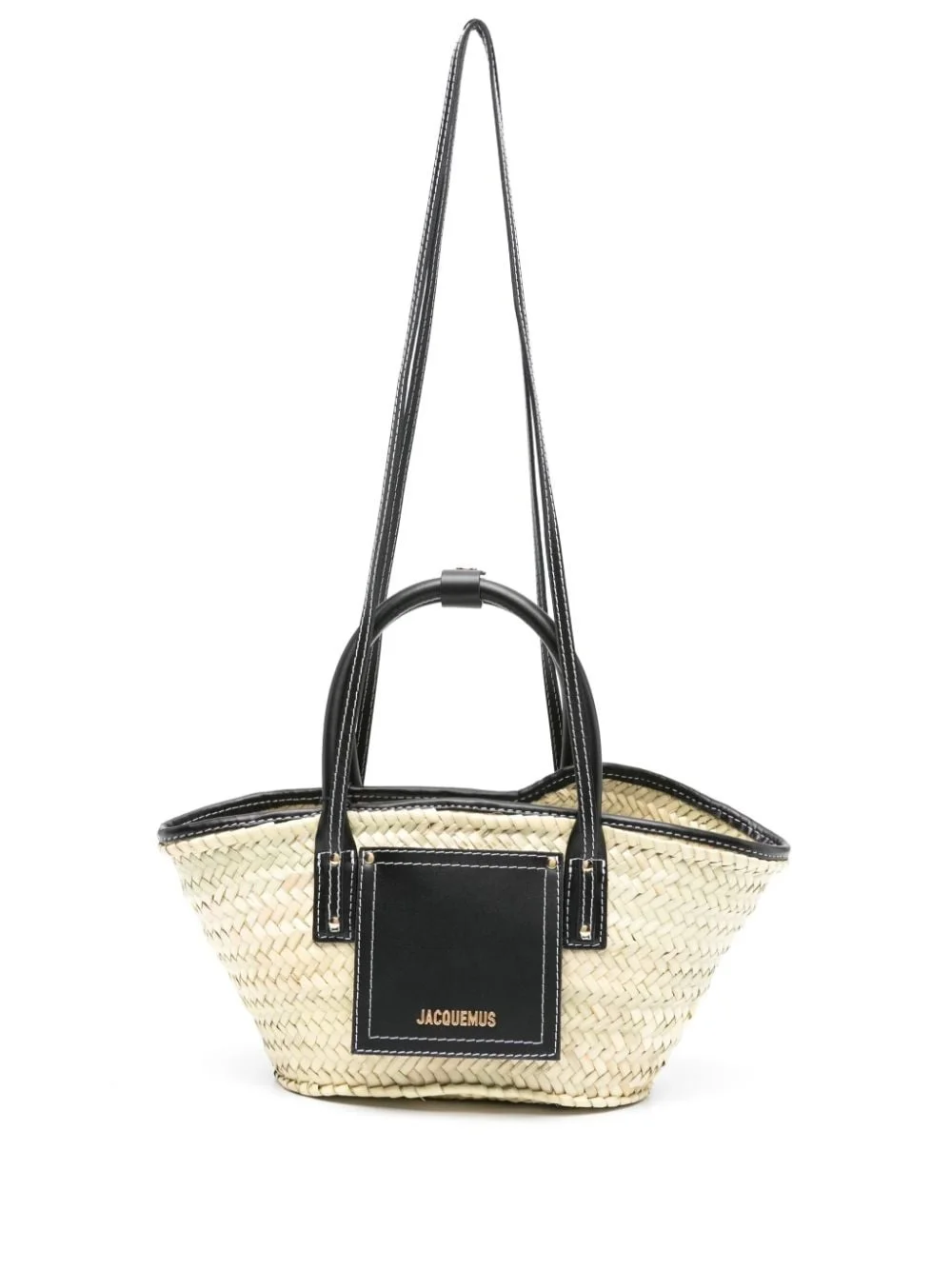 Le Petit Panier Soli interwoven tote bag - 1