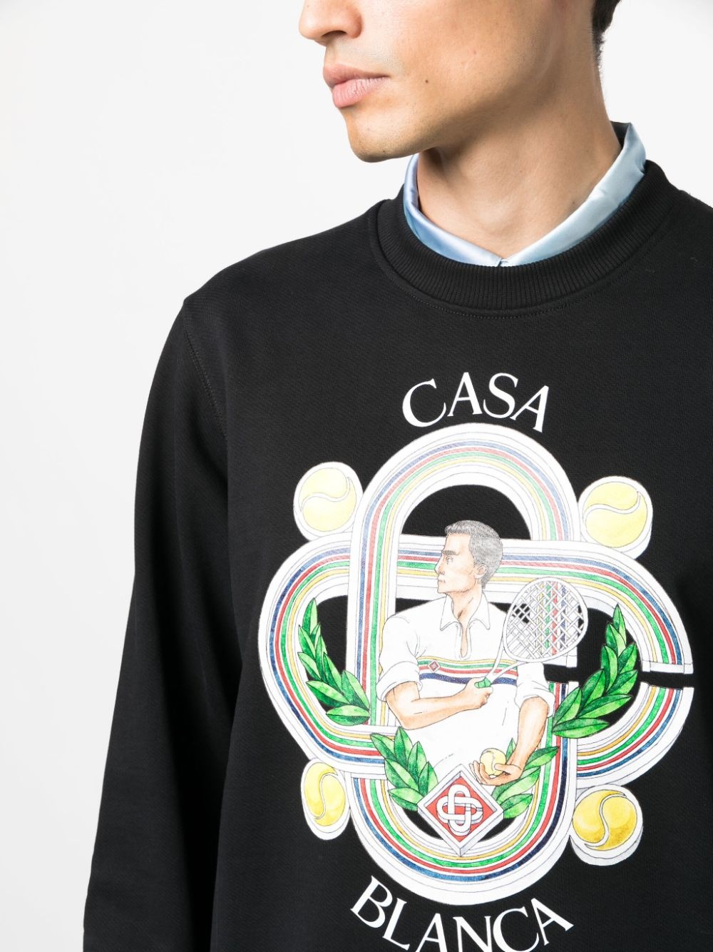 Le Joueur cotton sweatshirt - 5