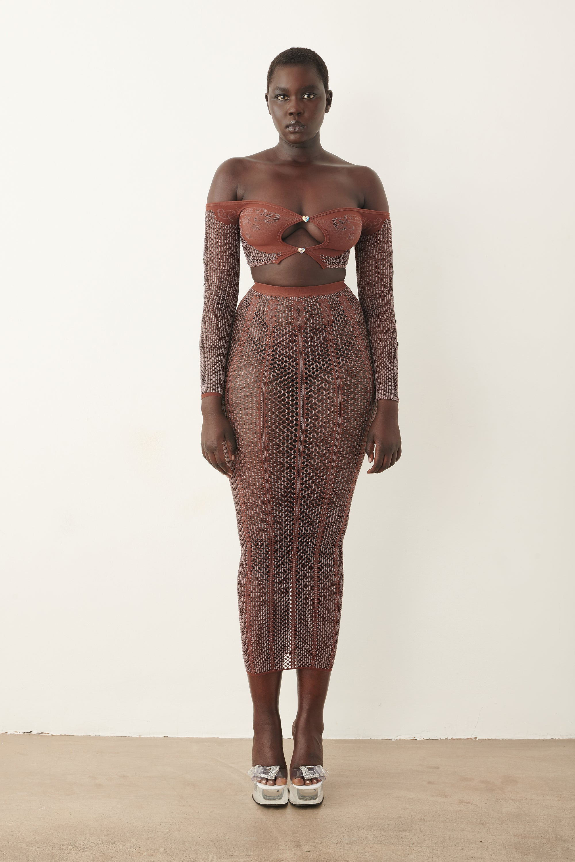 FORTUNE SKIRT OLD MONEY BROWN - 7