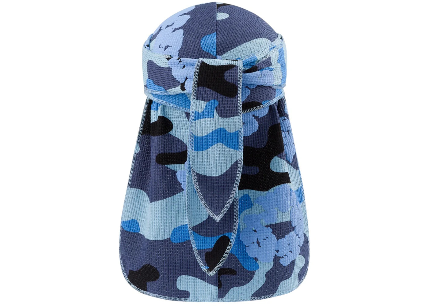 Denim Tears Cotton Wreath Durag Blue Camo - 2
