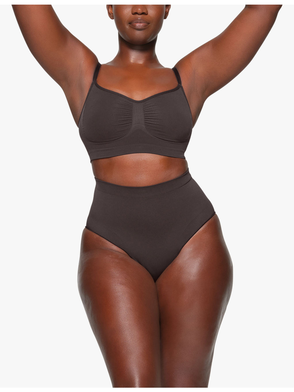 Sculpting scoop-neck stretch-woven bra - 2