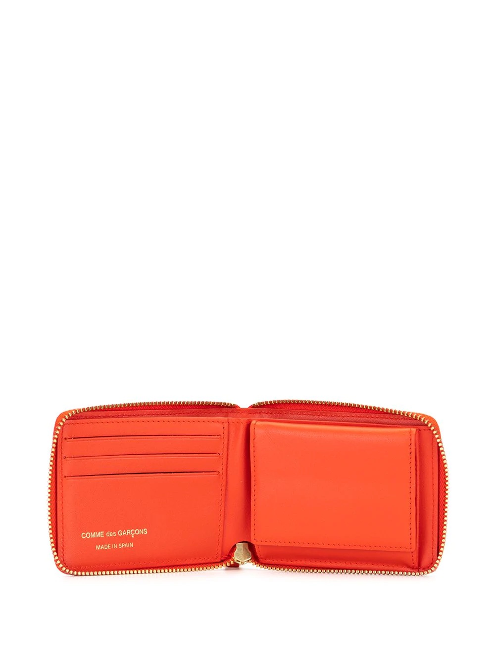 zip-up leather wallet - 3