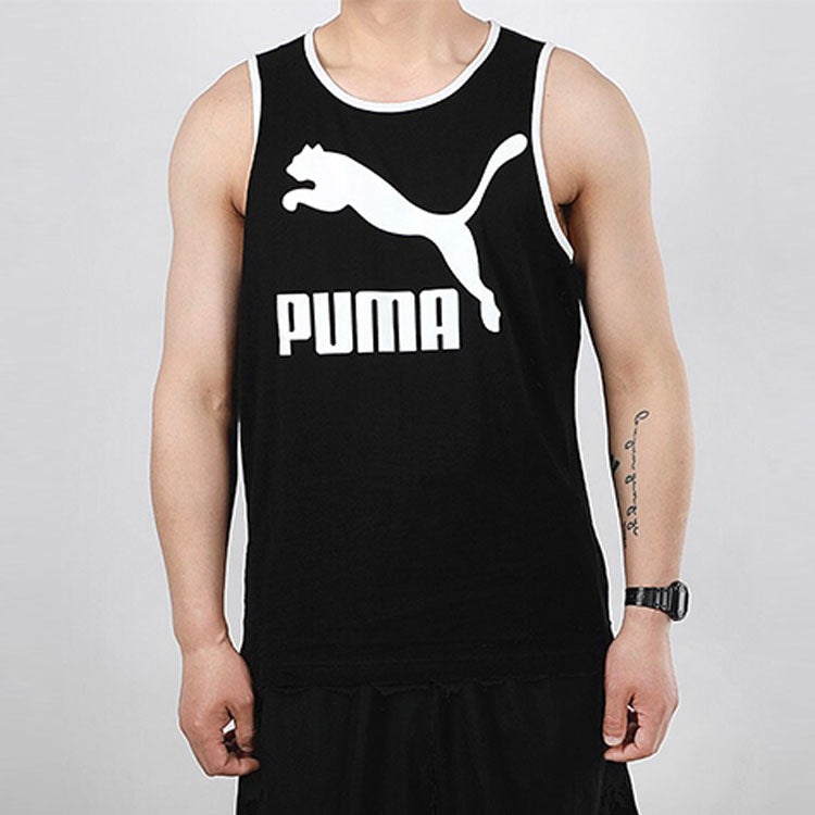 PUMA Classics Logo Tank 'Black White' 597456-01 - 2