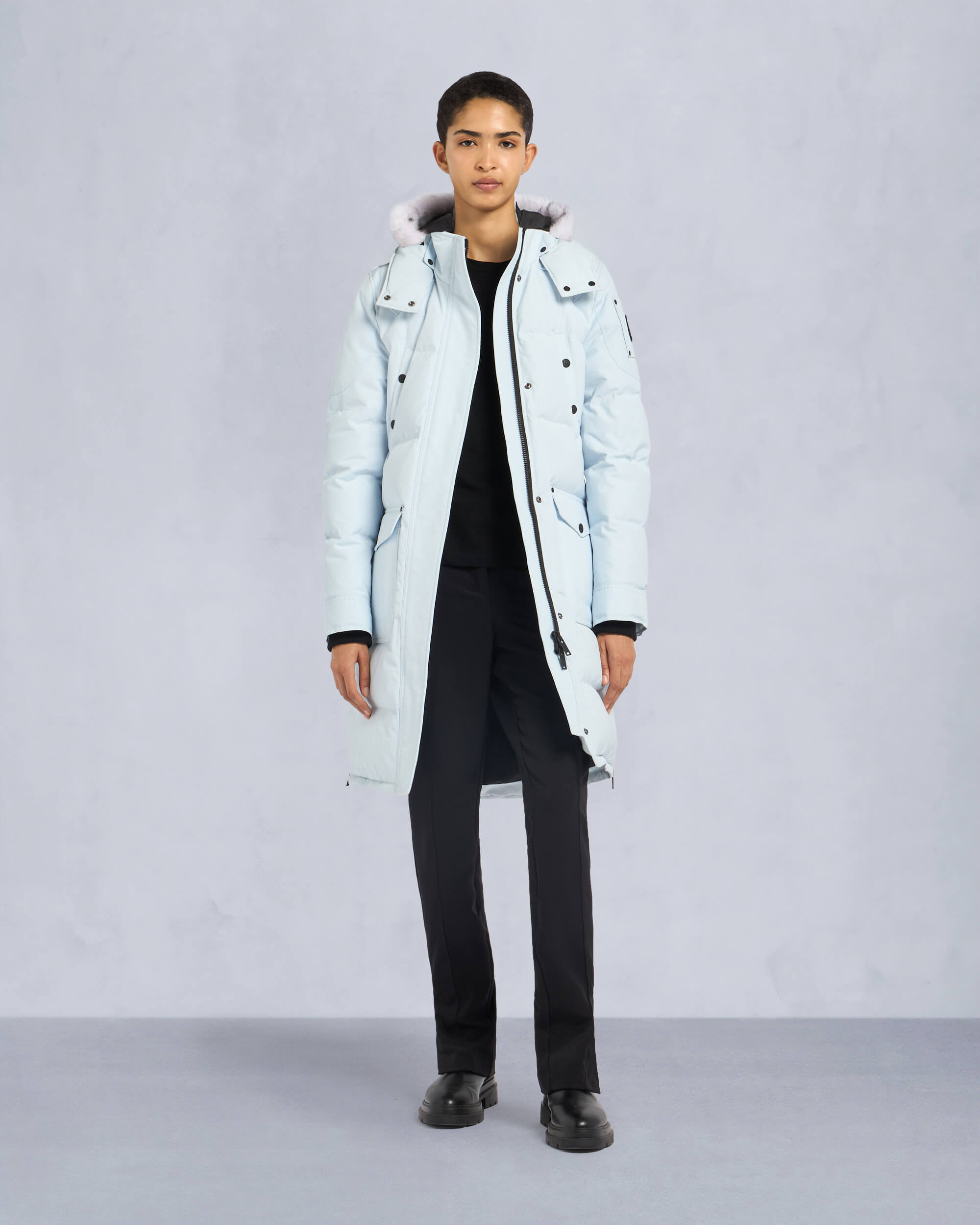 ONYX SHEARLING CAUSAPSCAL PARKA - 2