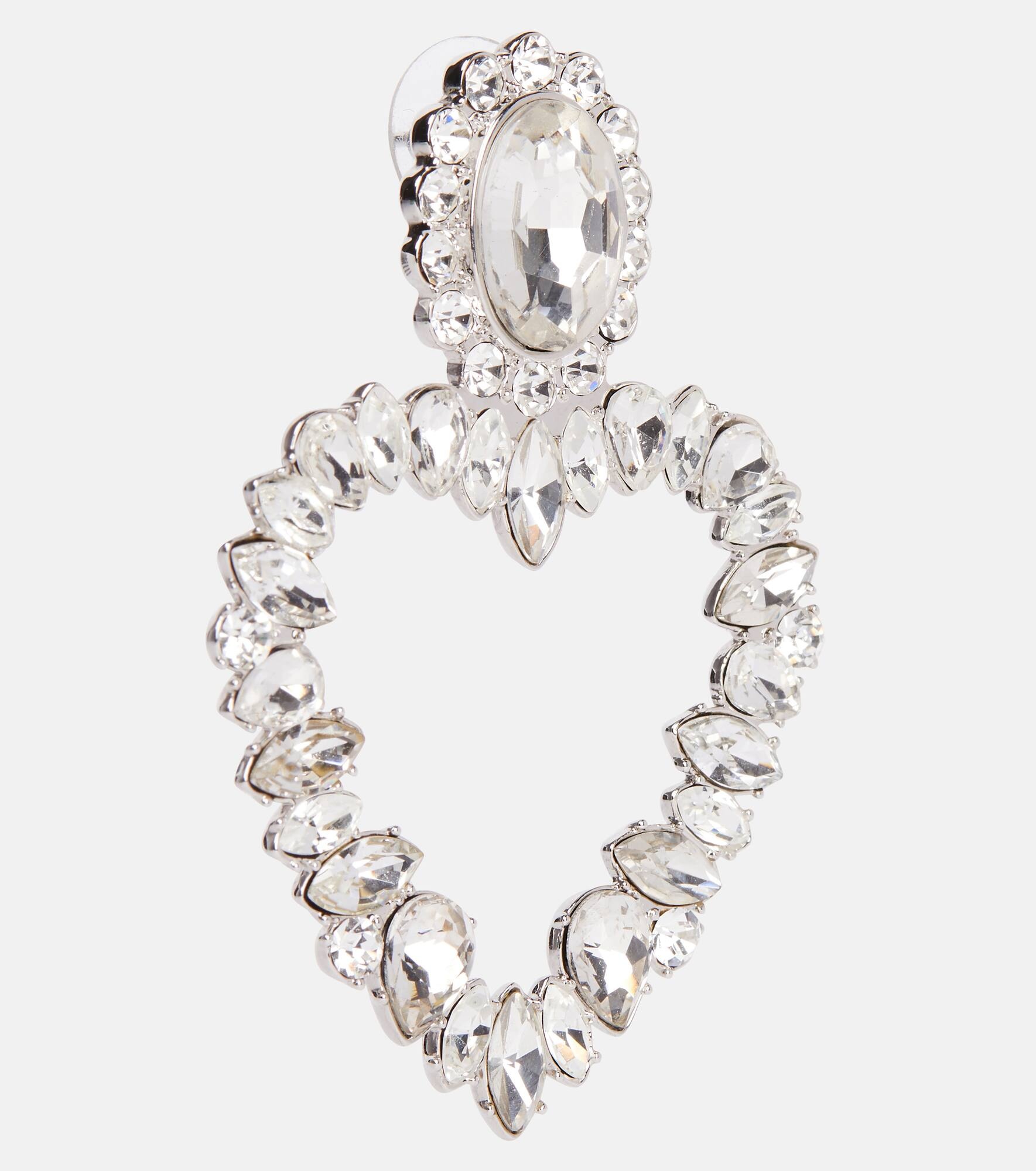 Crystal-embellished earrings - 2